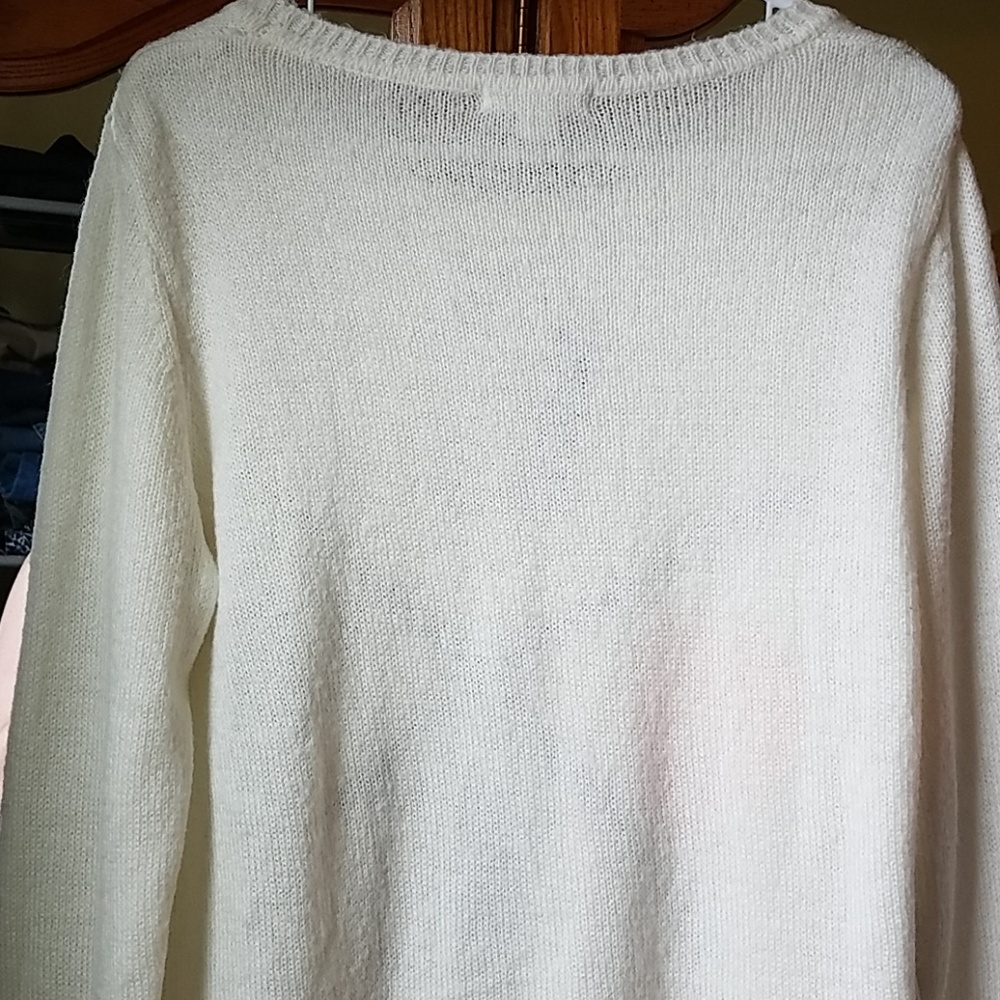 LOVE Light Weight Knit Sweater Size Large - Picture 5 of 6